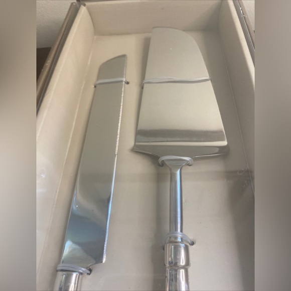 Pier 1 Imports Wedding Cake/Dessert Serving Set Serveware NEW NIB - Picture 2 of 6